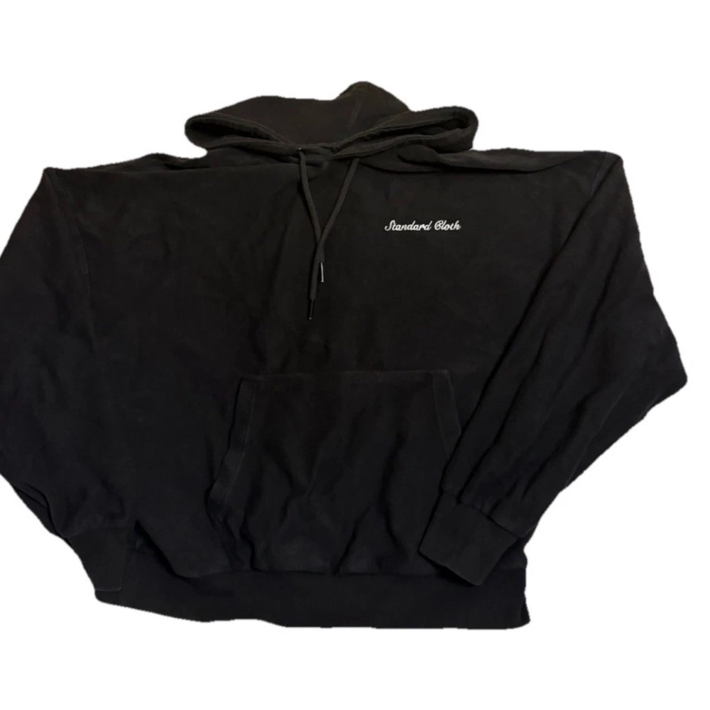 Standard Cloth Black Foundation Hoodie Black Size Large